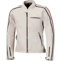 Held Brixham Lederjacke Grau/Rot 54