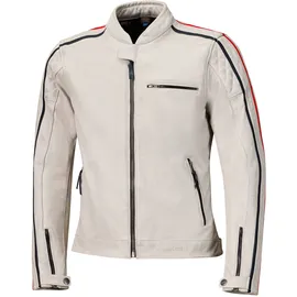 Held Brixham Lederjacke Grau/Rot 54