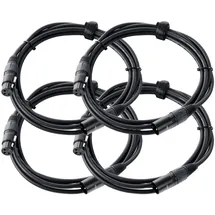 Pronomic Mikrofonkabel XLR female 3-pol / XLR male 3-pol 2,5m (XFXM-2,5)