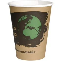 Fiesta Compostable kompostierbare Heißgetränkebecher Einwand 34cl 1000er Pack