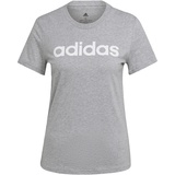 adidas T-Shirt Damen - slim Grau,