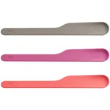 Lurch 70283 Frühstückslöffel 3er Set Streichmesser/Aufstrichmesser zum Verstreichen von Marmelade, Konfitüre, Schokoladencreme, Butter, Aufstrich und mehr
