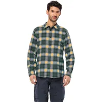 Jack Wolfskin Herren Wanderweg Shirt Hemd, Teal, L