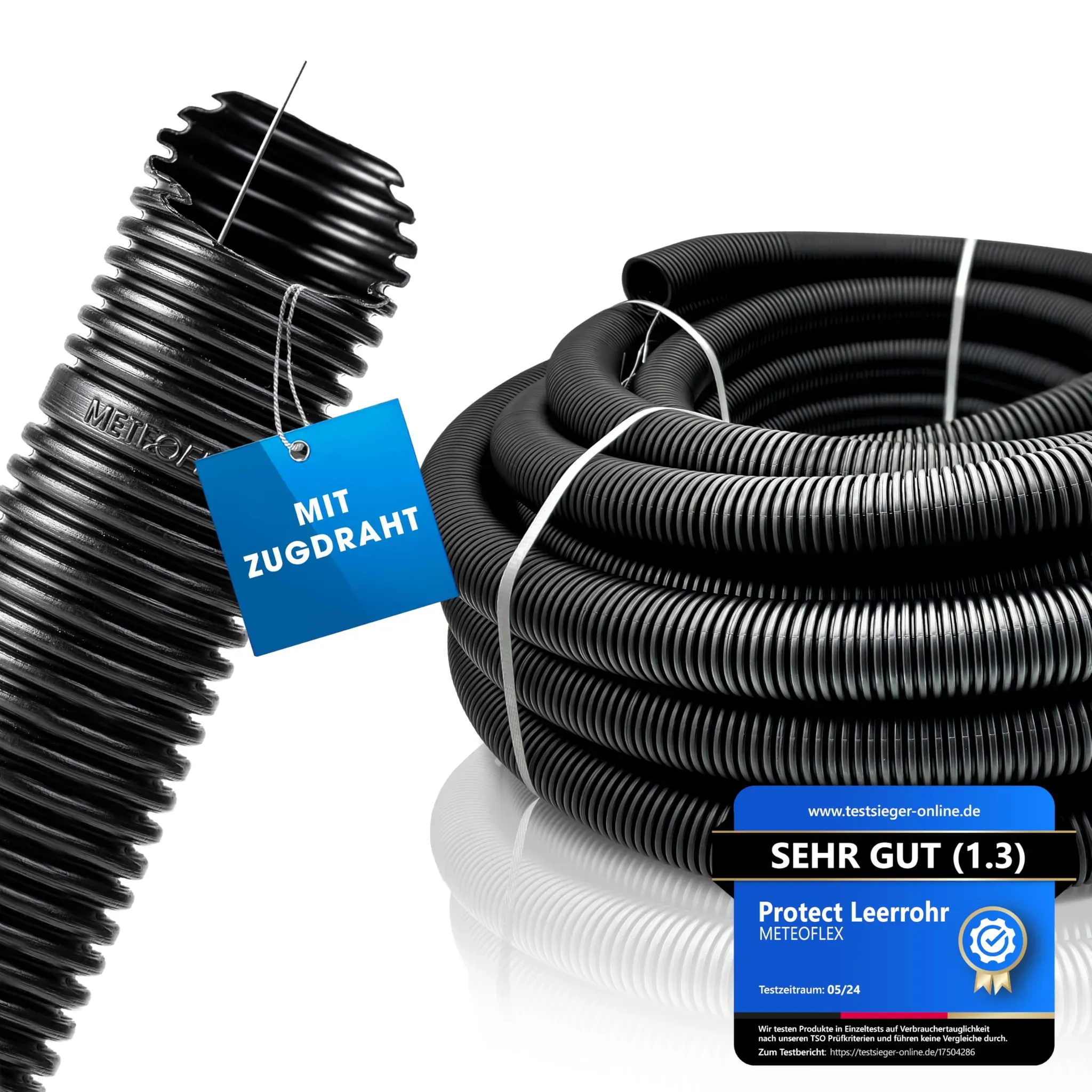 meteoflex protect leerrohr 750n 25m m50