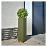 vidaXL Pflanzkübel 30 x 26 x 75 cm Olivgrün