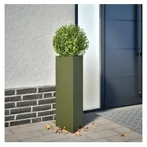 vidaXL Pflanzkübel 30 x 26 x 75 cm Olivgrün