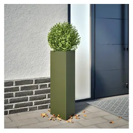 vidaXL Pflanzkübel 30 x 26 x 75 cm Olivgrün
