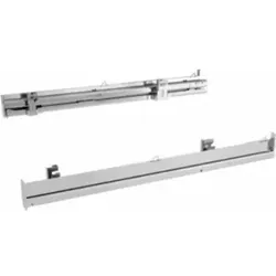 HEZ638000 Clip-Vollauszug Edelstahl 