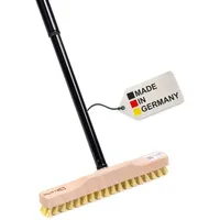 BawiTec Schrubber, Rheinischer Wischer, 28cm Breit/Lang, mit Stiel, Metall-Teleskopstiel,