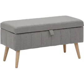 OTTO home Truhenbank AMIRA grau 81 x 36 x 43 cm