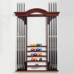 Queue-Wandhalterung 301B Haselnussbraun