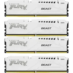 64GB (4x16GB) KINGSTON FURY Beast White XMP DDR5-6000 CL40 RAM Speicher Kit