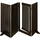 Relaxdays Treppenschutzgitter 92 cm hoch 92 x 207 cm Braun