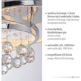 Paul Neuhaus Rotazo 1 45 cm rund Chrom