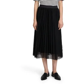 Betty & Co Midirock Damen Plissee Schwarz 42