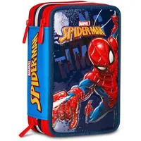 Seven Spiderman Federmäppchen mit 3 Reißverschlüssen (Modern)