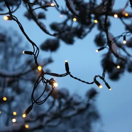 Star Trading LED-Lichterkette 10 m spritzwassergeschützt warmweiß