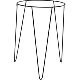 Siena Garden Pflanzenständer Riga Ø 35 cm x 50 cm Schwarz