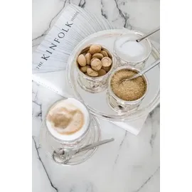 Edzard Serviertablett Pipe, rund, edel versilbert, Durchmesser 22 cm