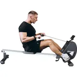 sportinator SPORTINATOR® Apollon Rudergerät – leises Magnetsystem, verstellbarer Widerstand, digitale Anzeige, ergonomisches Design, | STR-119 - Schwarz