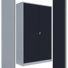 Lüllmann Kolloss Aktenschrank 195 x 120 x 60 cm Grau/Anthrazit
