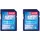 Integral 64GB 2-Pack UHS-II SD-Karte V60 Bis zu 280 MB/s Lese- und 100 MB/s Schreibgeschwindigkeit SDXC Professional High Speed Speicherkarte