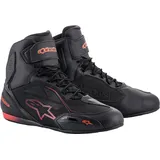 Alpinestars Faster-3 Drystar Motorradschuhe - Schwarz/Neon-Rot - 12