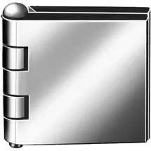 vormann august VORMANN Wagentürscharnier kantig B60xH40mm,ungebohrt blank