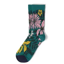 Thalia Blossoms Socken grün 39-42