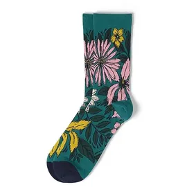 Thalia Blossoms Socken grün 39-42