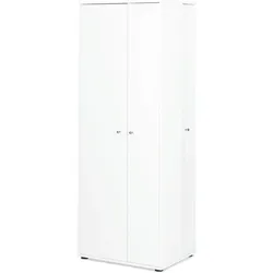 Tchibo - Universalschrank mit seitlichem Stauraum - 68,5x52x184cm - silber - Holz / Metall