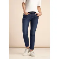 STREET ONE Slim-fit-Jeans »Style YORK« im Five-Pocket Style, blau
