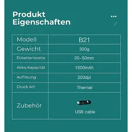 Niimbot B21 Rot