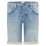Mustang Herren Jeans-Short Style Chicago Shorts, blau gebleicht - 33