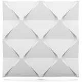 Deccart - 3D Wandpaneele 60x60 cm - Paneele Wand Wall Panels Deko Wandverkleidung Innen Panel Deckenverkleidung Decke Deckenpaneele Platten Styropor EPS-Polystyrol Harmony 1.44 m2, 4 Stück, weiß