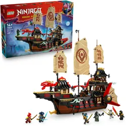 LEGO NINJAGO Der Tempel-Flugsegler - Set mit Spielzeug Schiff - 71848