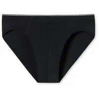 SCHIESSER 95-5 Organic Cotton Mini Brief Schwarz L 2er Pack