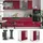 Vicco Unterschrank Fame-Line 60 x 51,5 x 81,5 cm Bordeaux Hochglanz