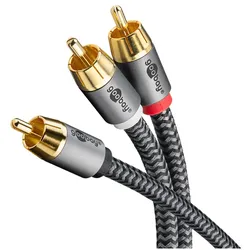 Goobay Plus Cinch Y-Kabel, 5.0 m