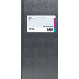 KÖNIG & EBHARDT Heft + Block, Geschäftsbuch 13,7x29,7cm liniert 144 Blatt Deckenband