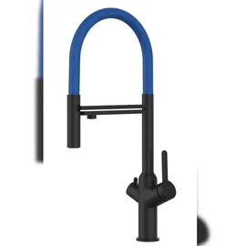 VIZIO BOD 3 Wege Wasserhahn Küchenarmatur Schwarz Matt Blau