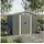 Estexo Gartenhaus 4,86 x 2,57 m Hellgrau