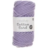 Rico Design Makrameegarn Creative Cotton Cord Lila 25 m