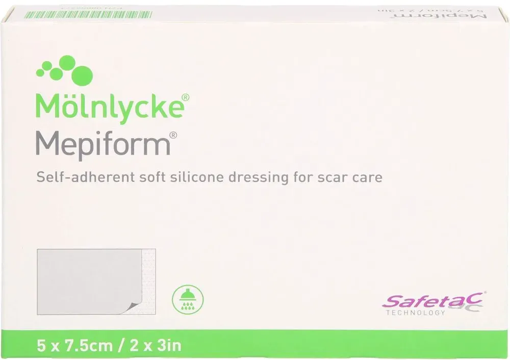 MEPIFORM 5x7,5 cm Verband 5 St