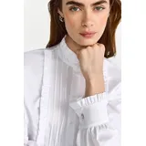 richroyal Langarmbluse mit Rüschendetails, gerader Schnitt