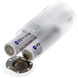 AccuCell Universal Mono D Adapter im 2er Pack für 1 oder 2 Mignon, AA, LR6, FR6 Batterie oder Akku