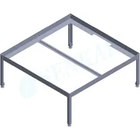 Meta Grow Table 120 x 120 cm Grow Tisch für Growbox Gewächshaus stabil & robust