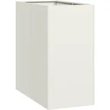 vidaXL Pflanzgefäß 40 x 80 x 80 cm Weiß