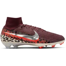 Nike Mercurial Zoom Superfly 10 Elite FG Herren Burgundy Crush/Metallic Silver 45