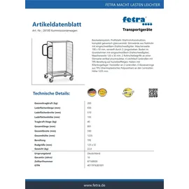 FETRA Kommissionierwagen